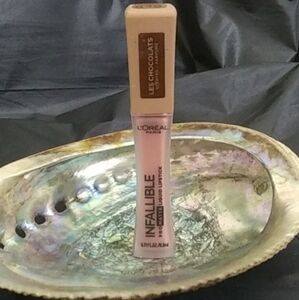 L'Oreal Les Chocolats Pro Matte Lip Gloss Shade 848 Color Dose Of Cocoa